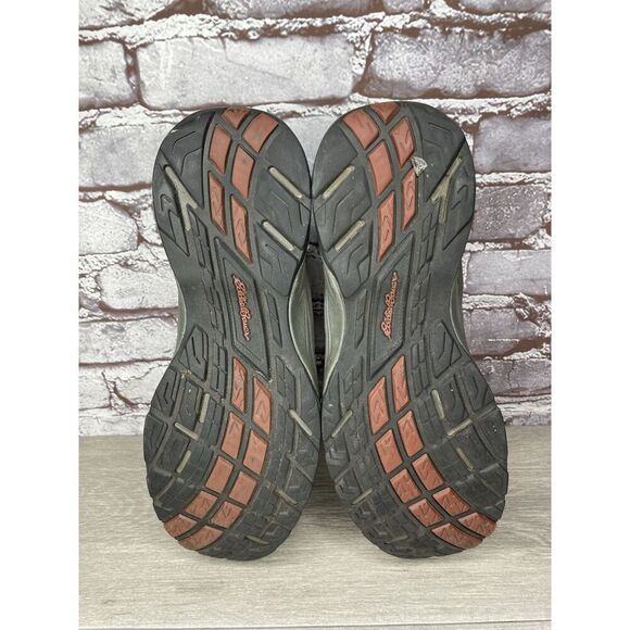 Eddie Bauer Green Brown Suede Leather Mid Lace Up Desert Boots Men 11.5M US/46EU - Picture 7 of 16